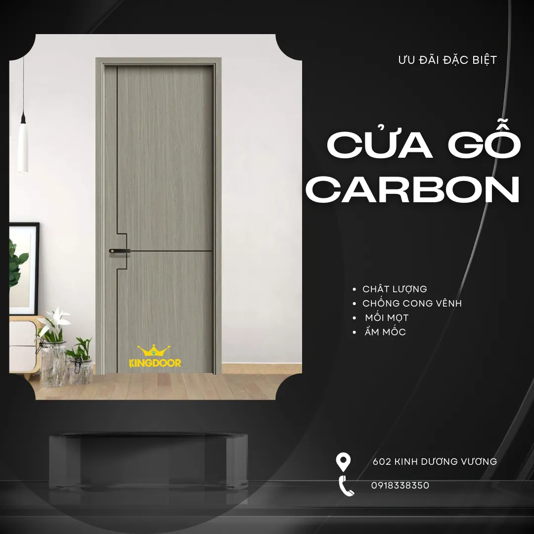 Cửa Gỗ Carbon Tại Bà Hom | Công Trình Tại Đường Quận 6