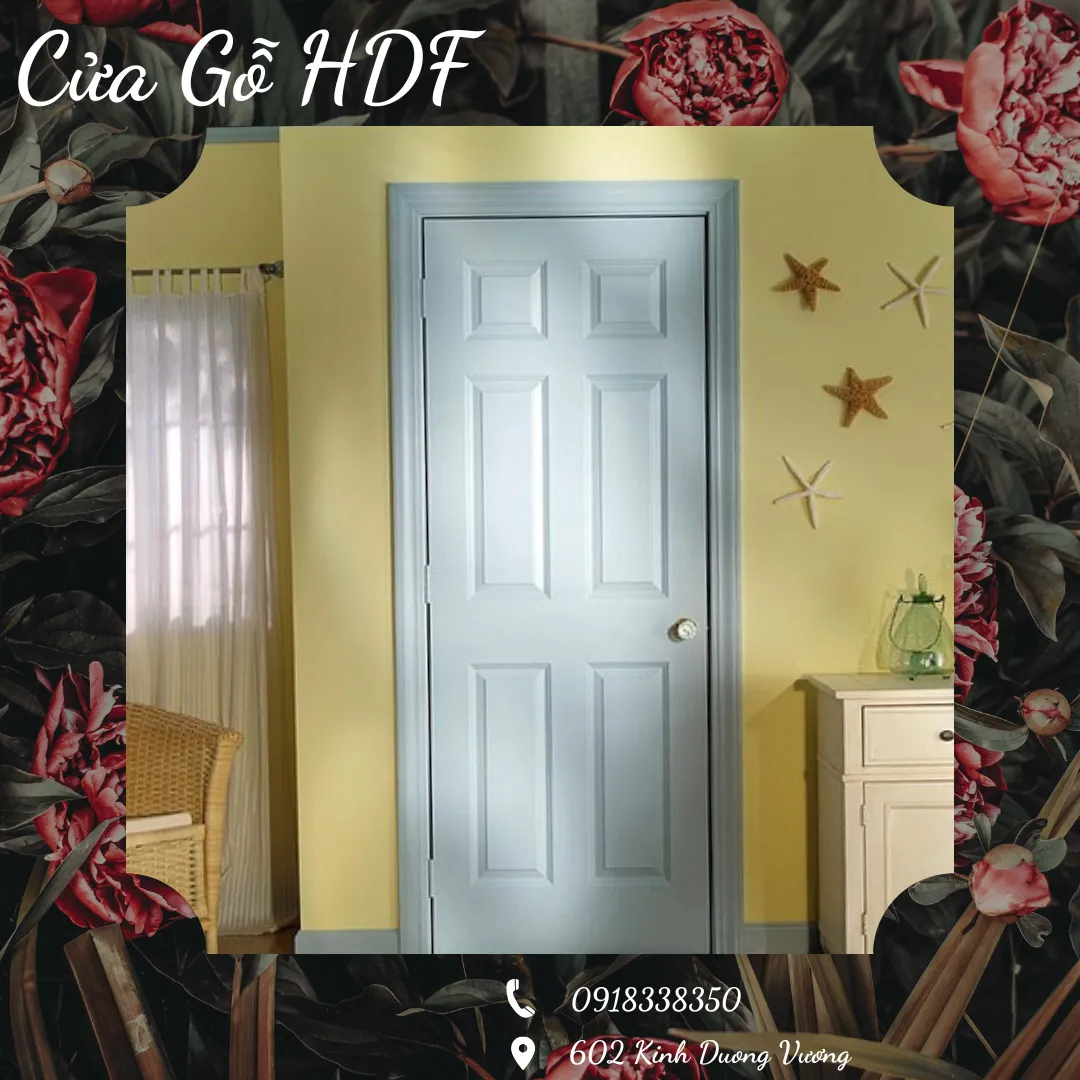 Cửa Gỗ HDF Phào Cổ Điển | Phong Cách Tân Cổ Điển