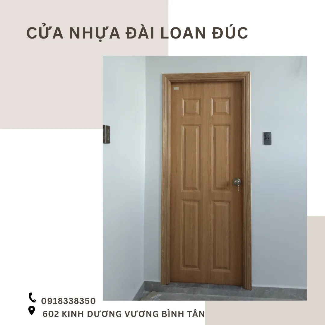 Cửa Nhựa Đài Loan Đúc | Cửa Giả Gỗ